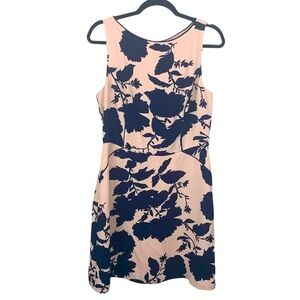The Limited Floral Sleeveless Dress - Pink and Blue